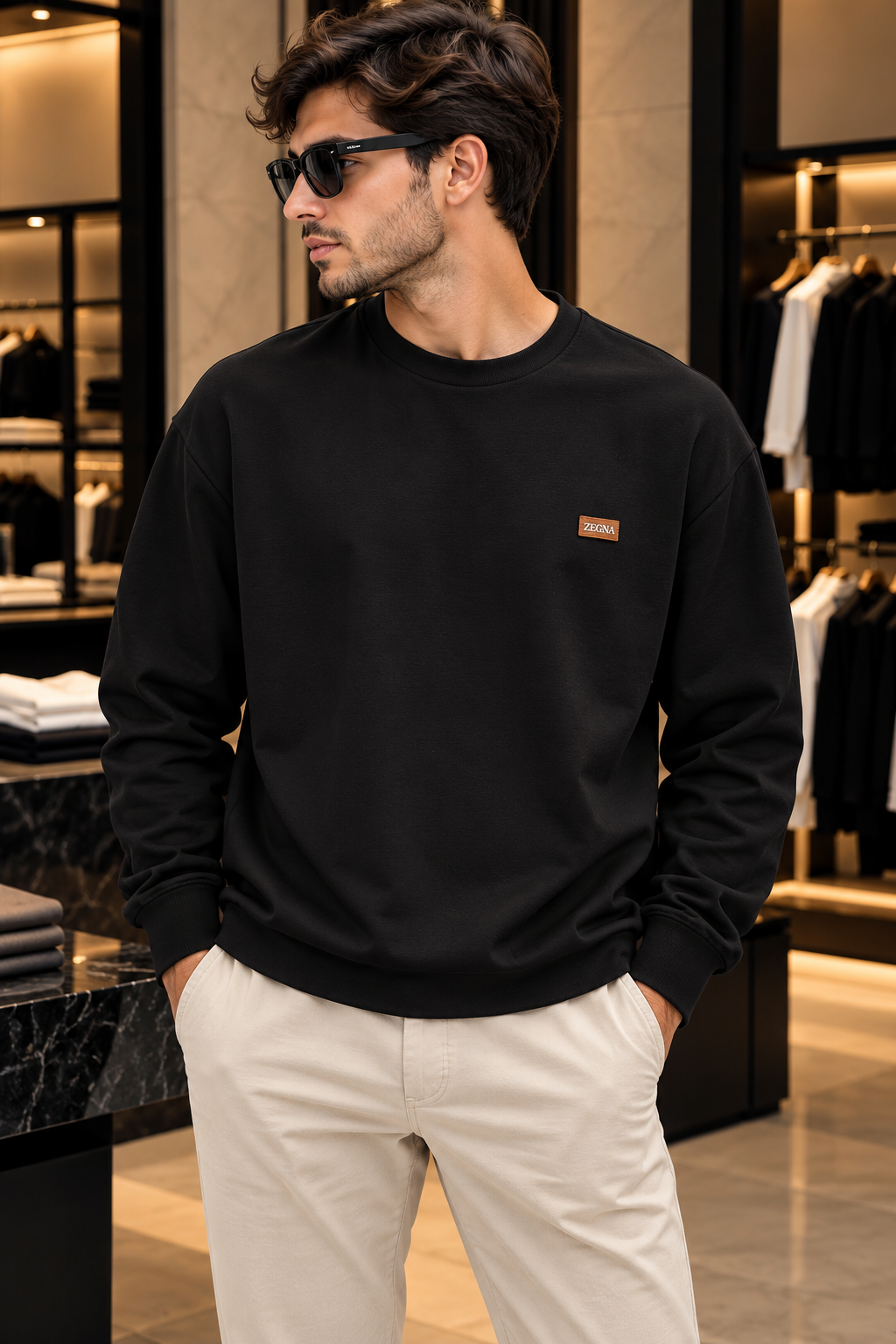 Oysho Kumaş Oversize Sweatshirt2