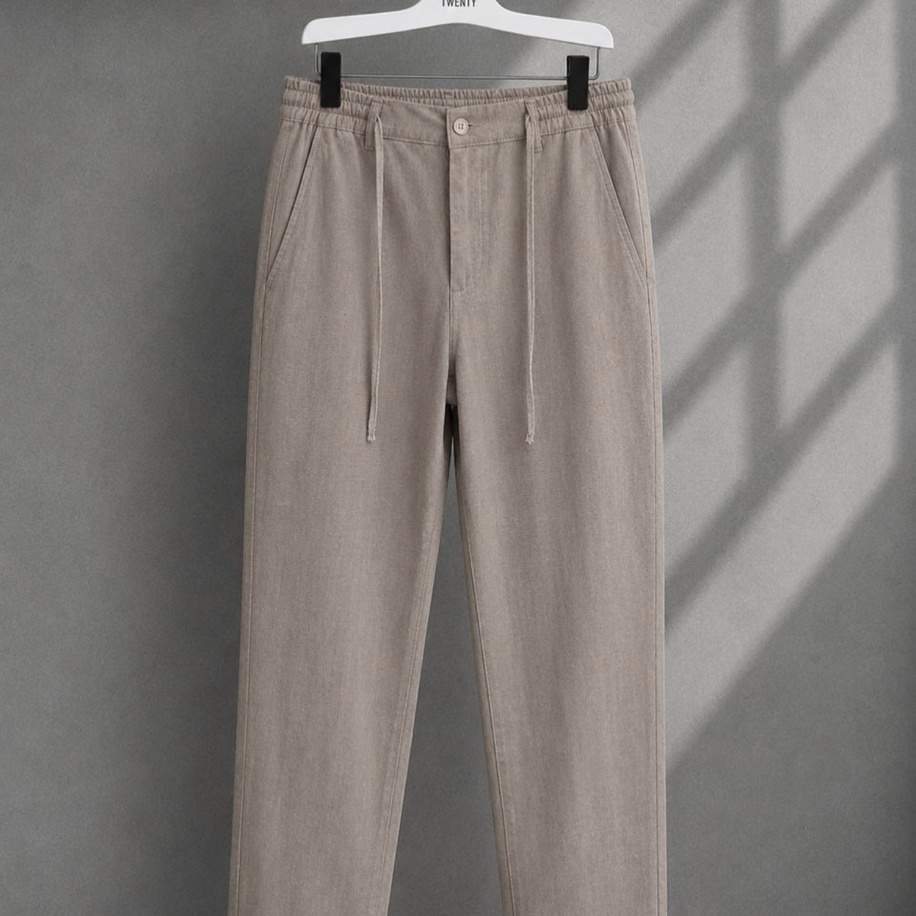 Krem Keten Pantolon