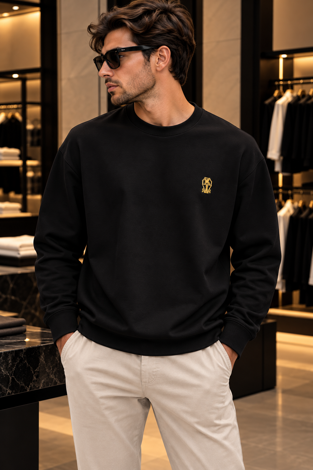 Oysho Kumaş Oversize Sweatshirt4