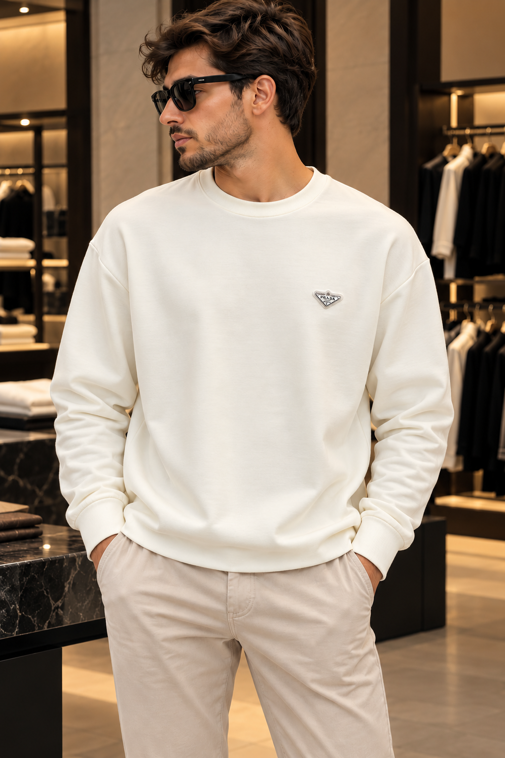 Oysho Kumaş Oversize Sweatshirt