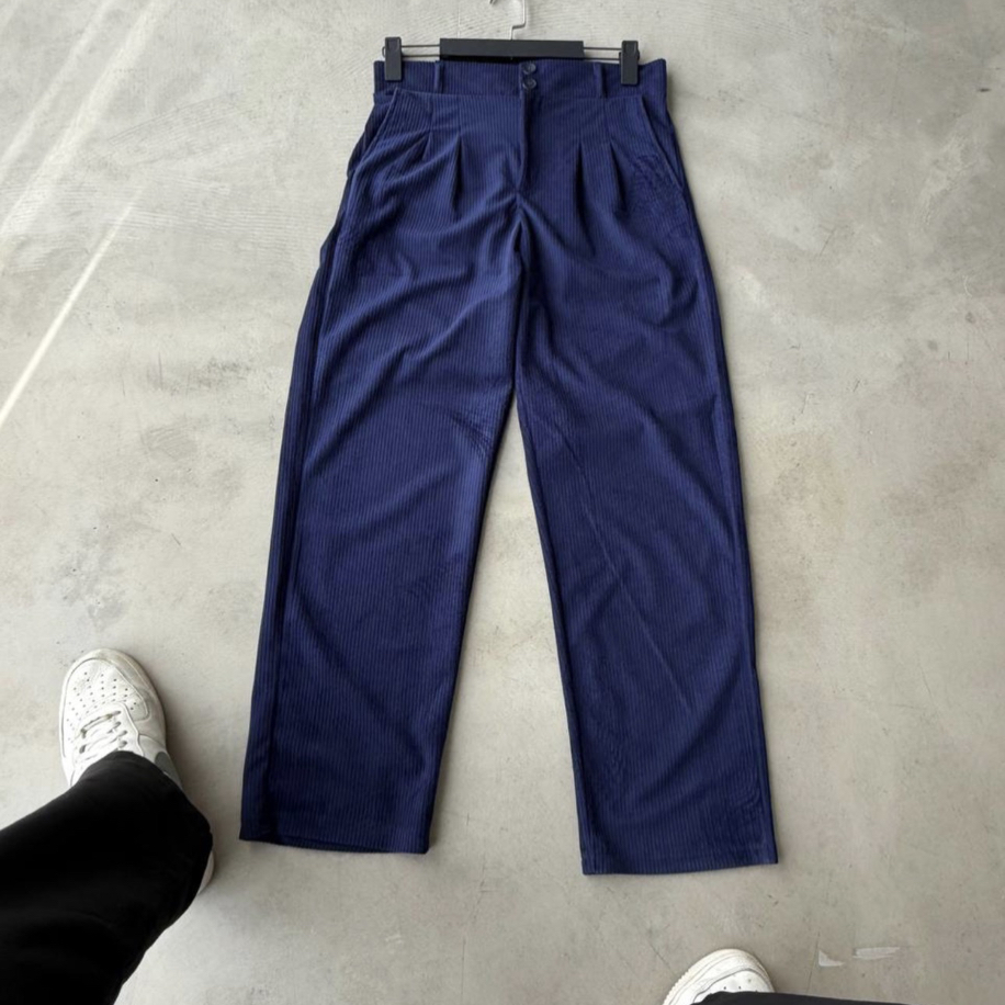 Lacivert Baggy Pantolon